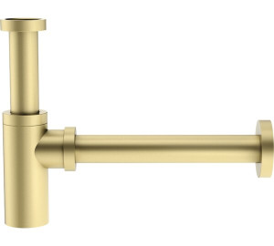 Sifón botella para lavabo y bidé 1 1/4" Oro Cepillado